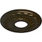 Ekena Millwork Blackthorn Ceiling Medallion (Fits Canopies up to 4 7/8"), 11 3/4"OD x 3 5/8"ID x 1"P, Green Gold CM11BLGGS - alternate 2